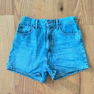 Levi's Brand High-Waist Blue Denim Women’s Shorts